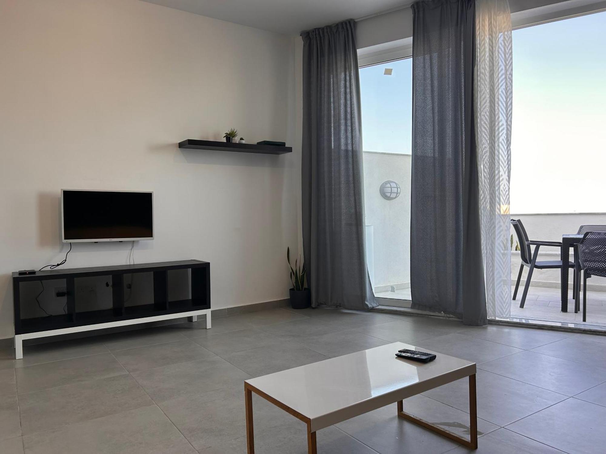 Appartement Qawra Penthouse 4Person Ac+Wifi à San Pawl il-Baħar Extérieur photo